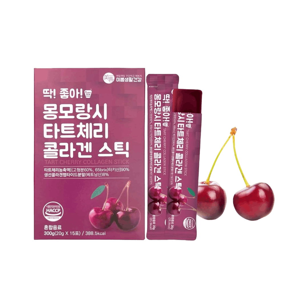 MIPPEUM TART CHERRY COLLAGEN STICK КОЛЛАГЕН ЖЕЛЕ ВИШНЯ 